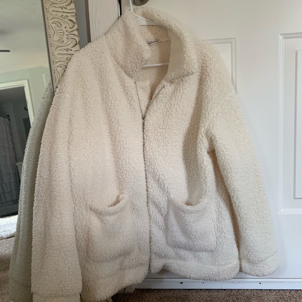 Oversized Sherpa Full Zip